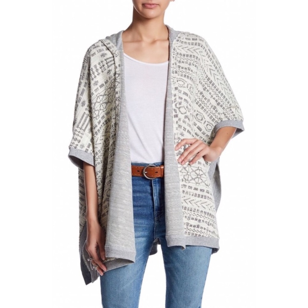 NWT Jack BB Dakota Dolman Hooded Cardigan